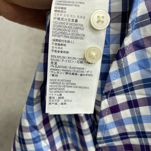 NEW Kirkland Signature Men's XL Performance Sport Dress Shirt Plaid - Picture 7 of 9